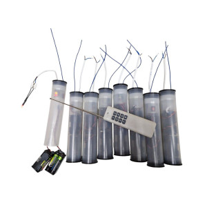 ГЕРМЕТИЧНИЙ  Дистанційний Активатор піротехнічний 8 шт ПОСИЛЕНИЙ пульт 4 км дальність 40 діб