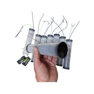 ГЕРМЕТИЧНИЙ  Дистанційний Активатор піротехнічний 8 шт ПОСИЛЕНИЙ пульт 4 км дальність 40 діб