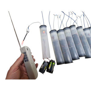 ГЕРМЕТИЧНИЙ  Дистанційний Активатор піротехнічний 8 шт ПОСИЛЕНИЙ пульт 4 км дальність 40 діб